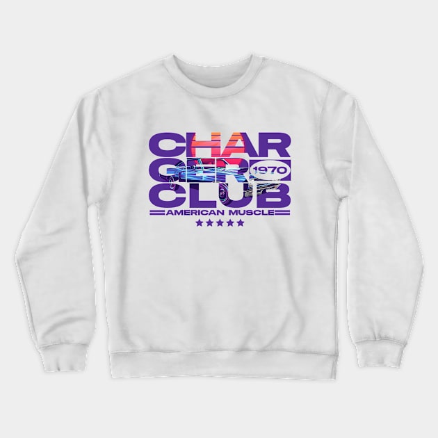 Charger Club 1970 Crewneck Sweatshirt by Den Vector